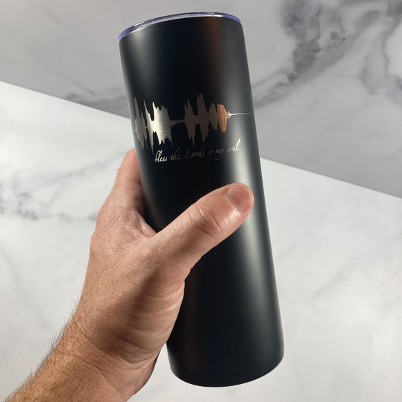Bless The Lord, O My Soul Soundwave 20oz Tumbler - Picture 2 of 5